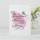 Umgestalten und erneuern - Römer 12 : 2 (Stehend Vorderseite)