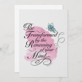 Umgestalten und erneuern - Römer 12 : 2 (Vorne/Hinten)