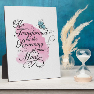 Umgestalten und erneuern - Römer 12 : 2 Fotoplatte