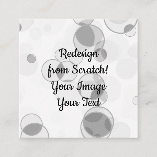 Umgestalten von Scratch - Erstellen Sie Ihre eigen Quadratische Visitenkarte (Vorderseite)