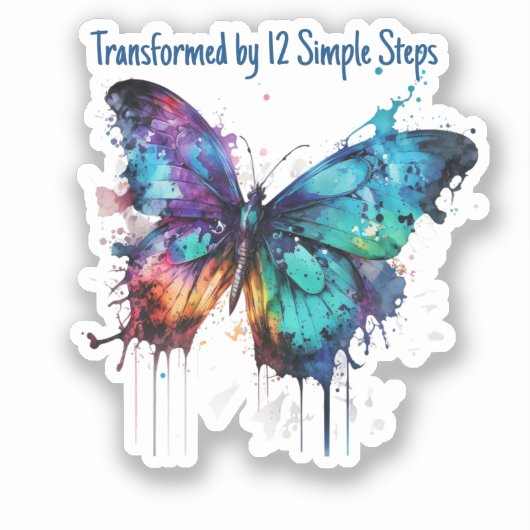 Umgestaltet durch 12 einfache Schritte Aufkleber (Vorderseite)