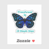 Umgestaltet durch 12 einfache Schritte, OM, NA, Al Aufkleber (Blatt)