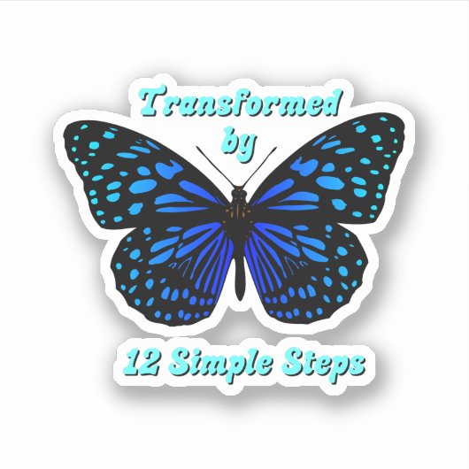 Umgestaltet durch 12 einfache Schritte, OM, NA, Al Aufkleber (Vorderseite)