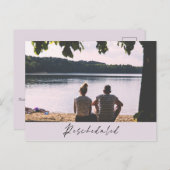 Umgestaltete Seeblick Hochzeitwechsel Postkarte (Vorne/Hinten)