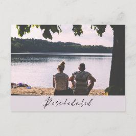 Umgestaltete Seeblick Hochzeitwechsel Postkarte