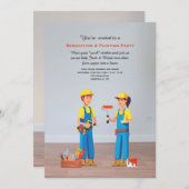 Umgestaltung der Party Einladung (Vorne/Hinten)