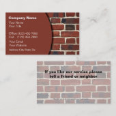 Umgestaltung die Visitenkarten repariert Visitenkarte (Vorne/Hinten)