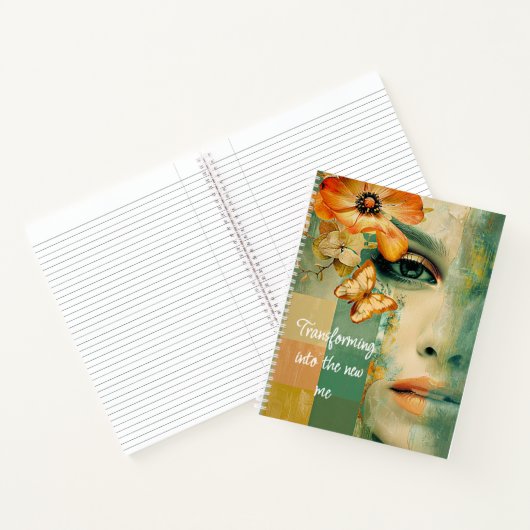 Umgestaltung in das neue MeSpiral-Notebook Notizblock (Innenseite)