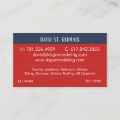 Umgestaltung moderner Add-Logos Visitenkarte (Rückseite)