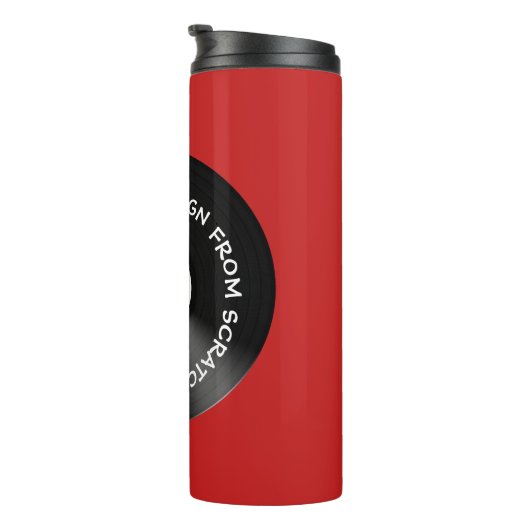 Umgestaltung von Scratch oder Personalize - Thermosbecher (Nach rechts gedreht)