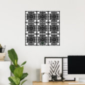 Umgewandelt reflektieren Sie Tapete Poster (Heimbüro)