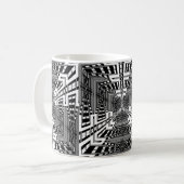 Umgewandelt reflektieren Sie Würfel Kaffeetasse (Vorderseite Links)