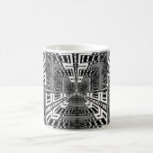 Umgewandelt reflektieren Sie Würfel Kaffeetasse (Mittel)
