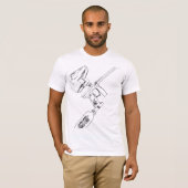 Umgewandelte Miniskizze T-Shirt (Vorne ganz)