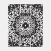 Umgewandelte Mosaik-Mandala Fleecedecke (Vorderseite)
