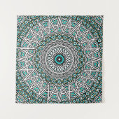 Umgewandelte Mosaik-Mandala Wandteppich (Vorderseite)