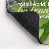 Umgewandelte Römer-12:2 christliche Bibel mit Mousepad (Ecke)