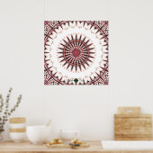 Umgewandelte Spektrum Soundwave Mandala Poster (Küche)