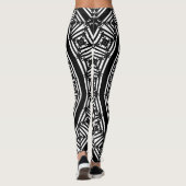 Umgewandelte Stückchen-Mandala Leggings (Rückseite)