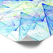 Umgewandeltes Dreieck-Prisma Poster (Ecke)