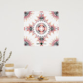 Umgewandeltes Eklipse Soundwave Kreuz Poster (Küche)