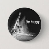 Umgewandeltes Grinsen Button (Vorderseite)