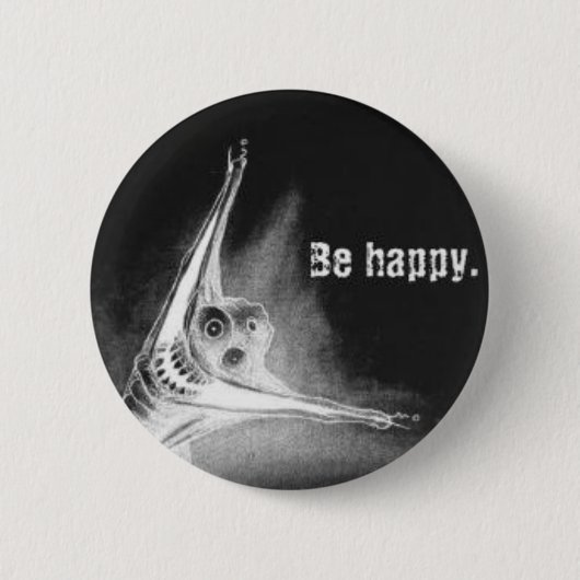 Umgewandeltes Grinsen Button (Vorderseite)