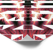 Umgewandeltes Spektrum Soundwave Poster (Ecke)