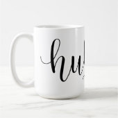 Umgriffs"Hubby-" handgeschriebenes Skript Kaffeetasse (Links)