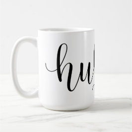Umgriffs"Hubby-" handgeschriebenes Skript Kaffeetasse