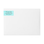 Umgriffsaufkleber der neuen Adressen-Schneeflocke (Vorderseite)