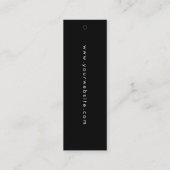 Umhängemarkierung für Firmenlogos Mini Visitenkarte (Rückseite)