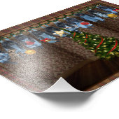 Umhängen von Weihnachts-Foto-Prints Fotodruck (Ecke)