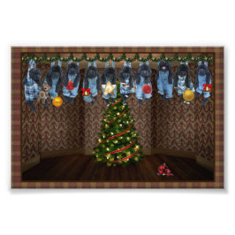 Umhängen von Weihnachts-Foto-Prints Fotodruck