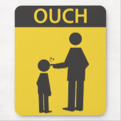 Umhängetafel Mousepad (Vorne)