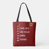 Umhängetasche - Freedom Vibe Tasche (Rückseite)