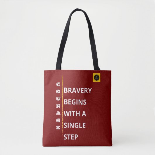 Umhängetasche - Mut-Vibes Tasche (Vorderseite)