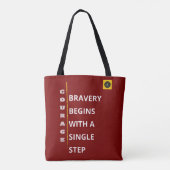 Umhängetasche - Mut-Vibes Tasche (Rückseite)