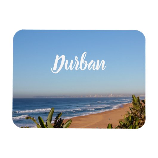 Umhlanga Durban View Ocean Beach Südafrika Magnet (Horizontal)