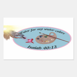 umhüllen, um ein Glas für Ihre Pinsel, Künstler od Rechteckiger Aufkleber