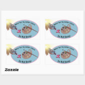 umhüllen, um ein Glas für Ihre Pinsel, Künstler od Rechteckiger Aufkleber (Blatt)