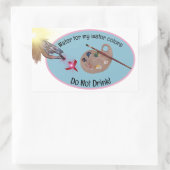 umhüllen, um ein Glas für Ihre Pinsel, Künstler od Rechteckiger Aufkleber (Tasche)