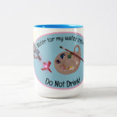 umhüllen, um ein Glas für Ihre Pinsel, Künstler od Zweifarbige Tasse (Mittel)