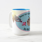 umhüllen, um ein Glas für Ihre Pinsel, Künstler od Zweifarbige Tasse (Vorderseite Links)