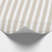 Umhüllende Streifen aus Papier-Champagner Geschenkpapier (Ecke)