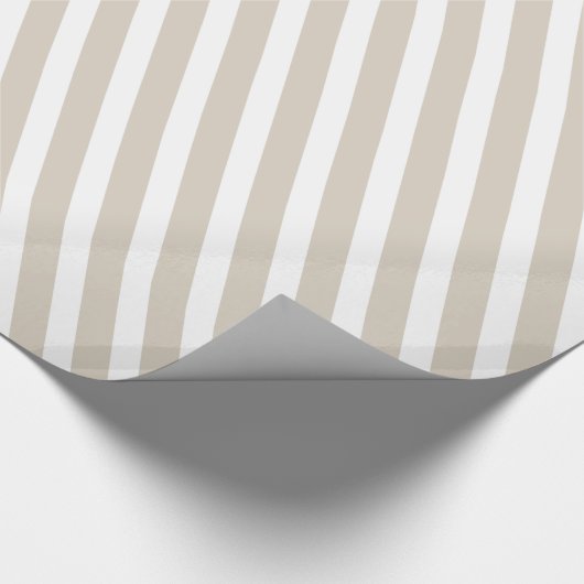 Umhüllende Streifen aus Papier-Champagner Geschenkpapier (Ecke)