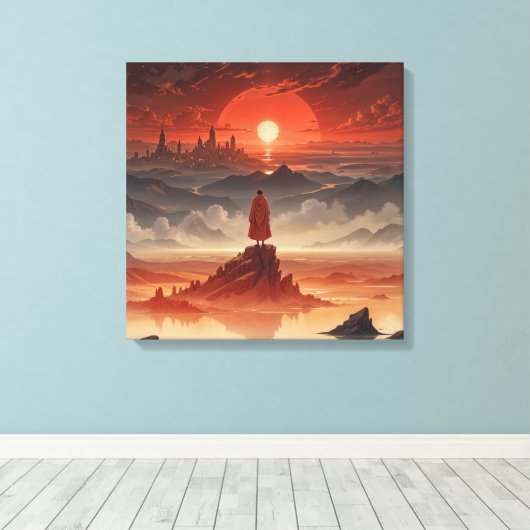 umhüllte alte Leinwand (Insitu (Holzboden))