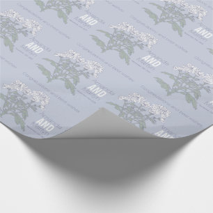 Umhüllung für das Datum des Hochzeitstichs Geschenkpapier