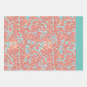 Umhüllung rosa blau geschenkpapier set (Vorderseite 2)