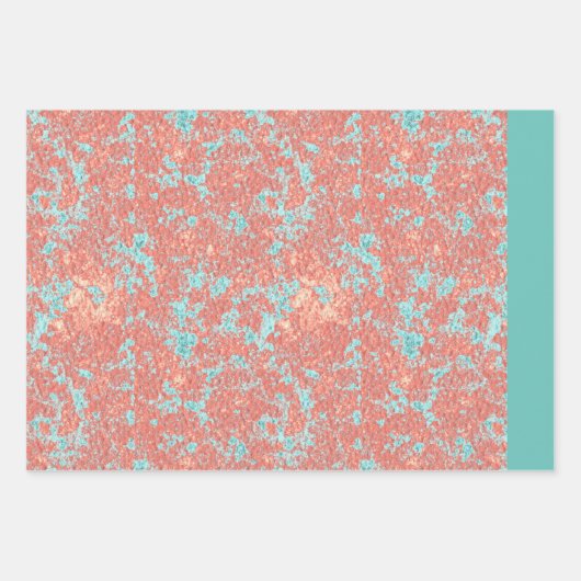 Umhüllung rosa blau geschenkpapier set (Vorderseite 2)